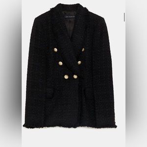 Zara tweed blazer